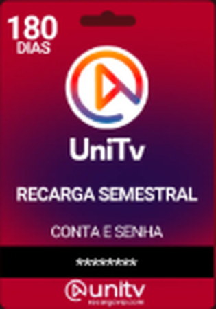 Cartão de recarga UniTV Semestral